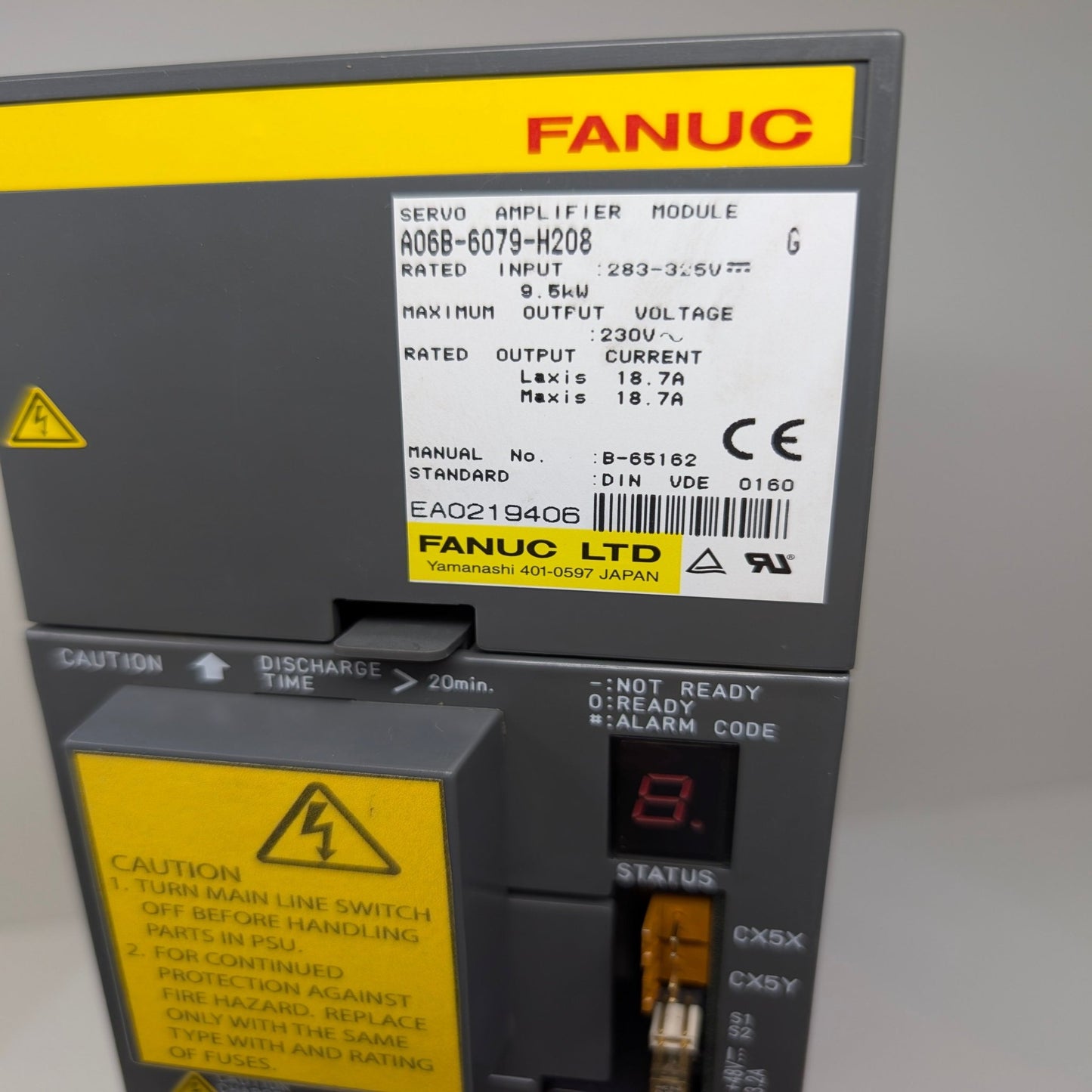 A06B-6079-H208 **1 YEAR WARRANTY** REPAIR IS OFFERED** - Mission Industrial Group - Fanuc Drives