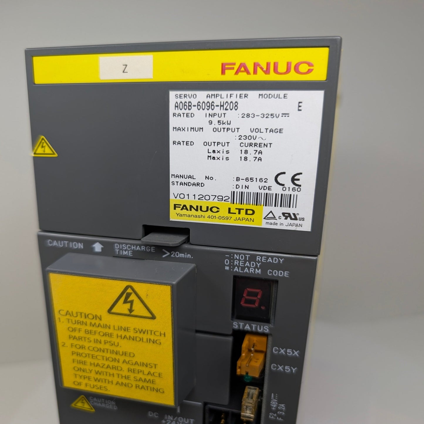 A06B-6096-H208 **1 YEAR WARRANTY** REPAIR OFFERED** - Mission Industrial Group - Fanuc Drives
